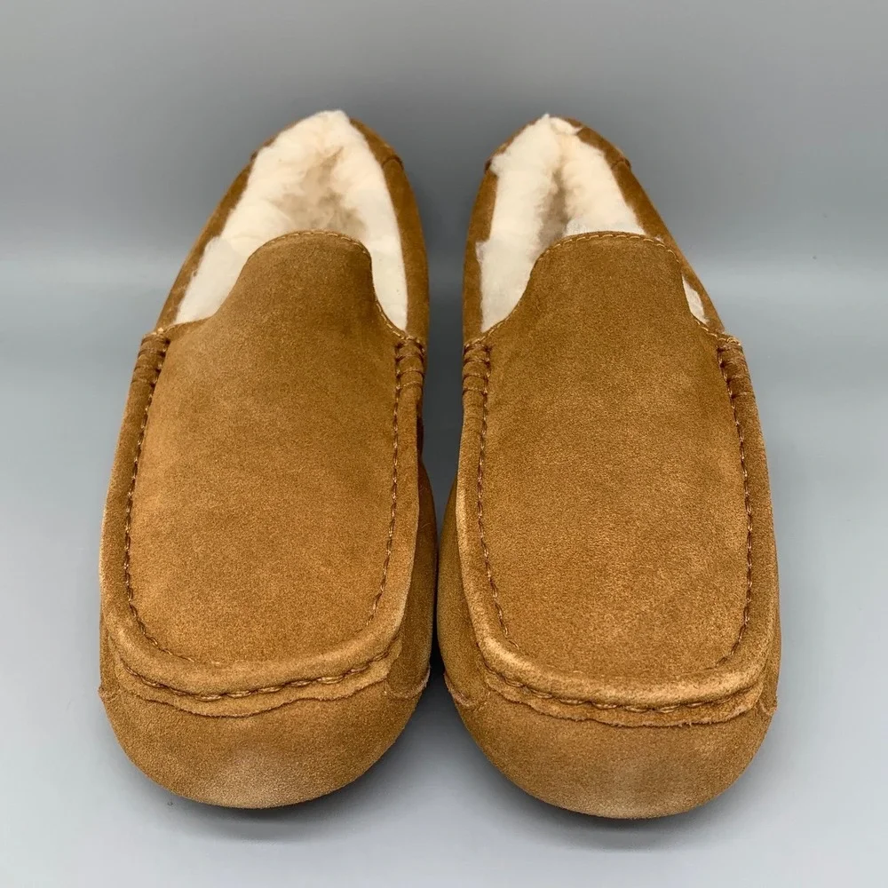 Koolaburra by UGG Tipton Chestnut Suede Slippers 1105893 Men's Sz 10 NEW‎